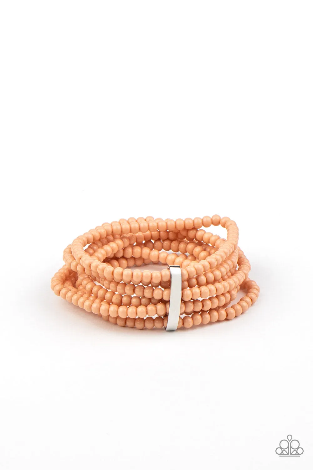 Paparazzi Thank Me LAYER - Orange Bracelets